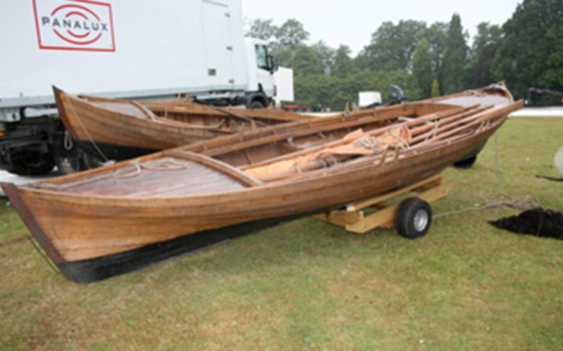 Period wooden boats for dressing Ocean Films